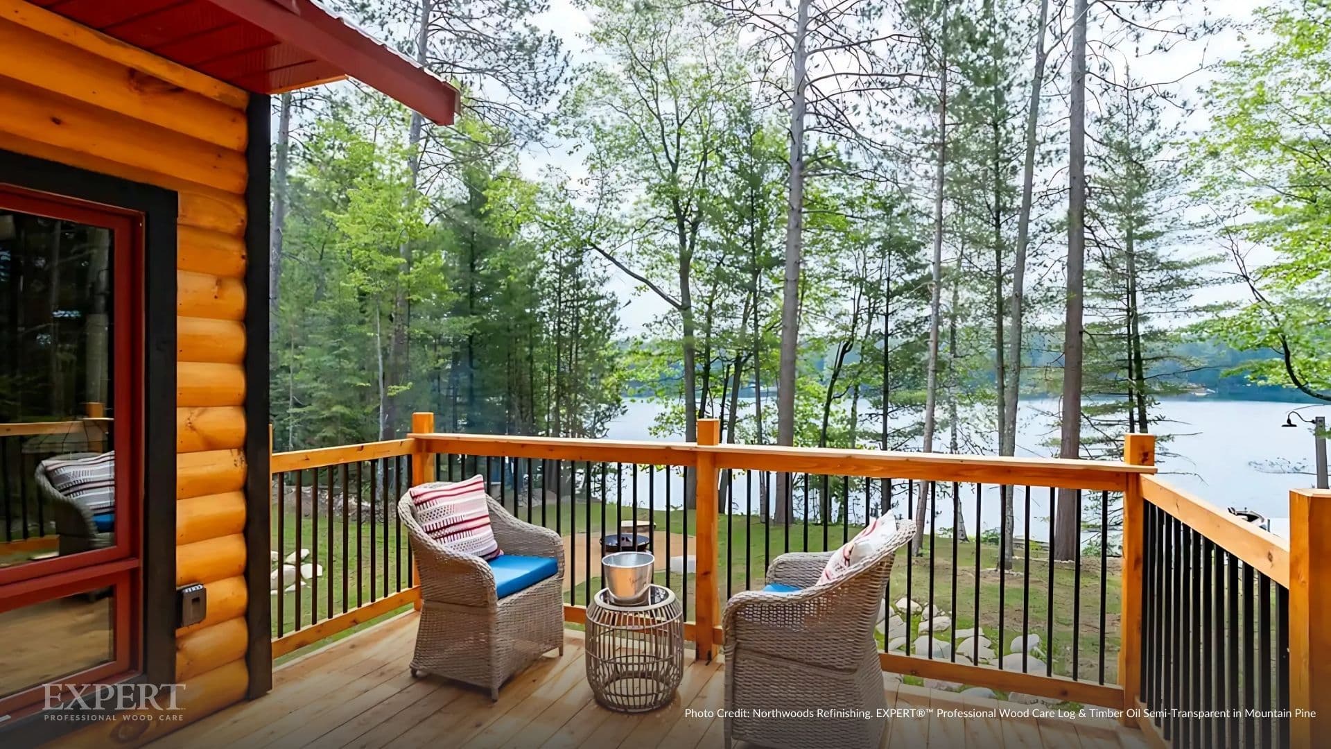 Mountain Pine cabin stain