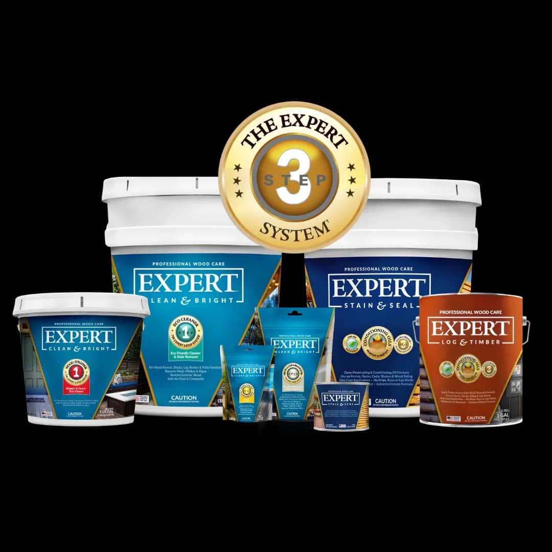 The EXPERT 3-Step System: Clean & Bright, Brightener and Stain & Seal