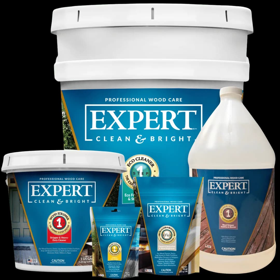 EXPERT Clean & Bright wood cleaners and brighteners