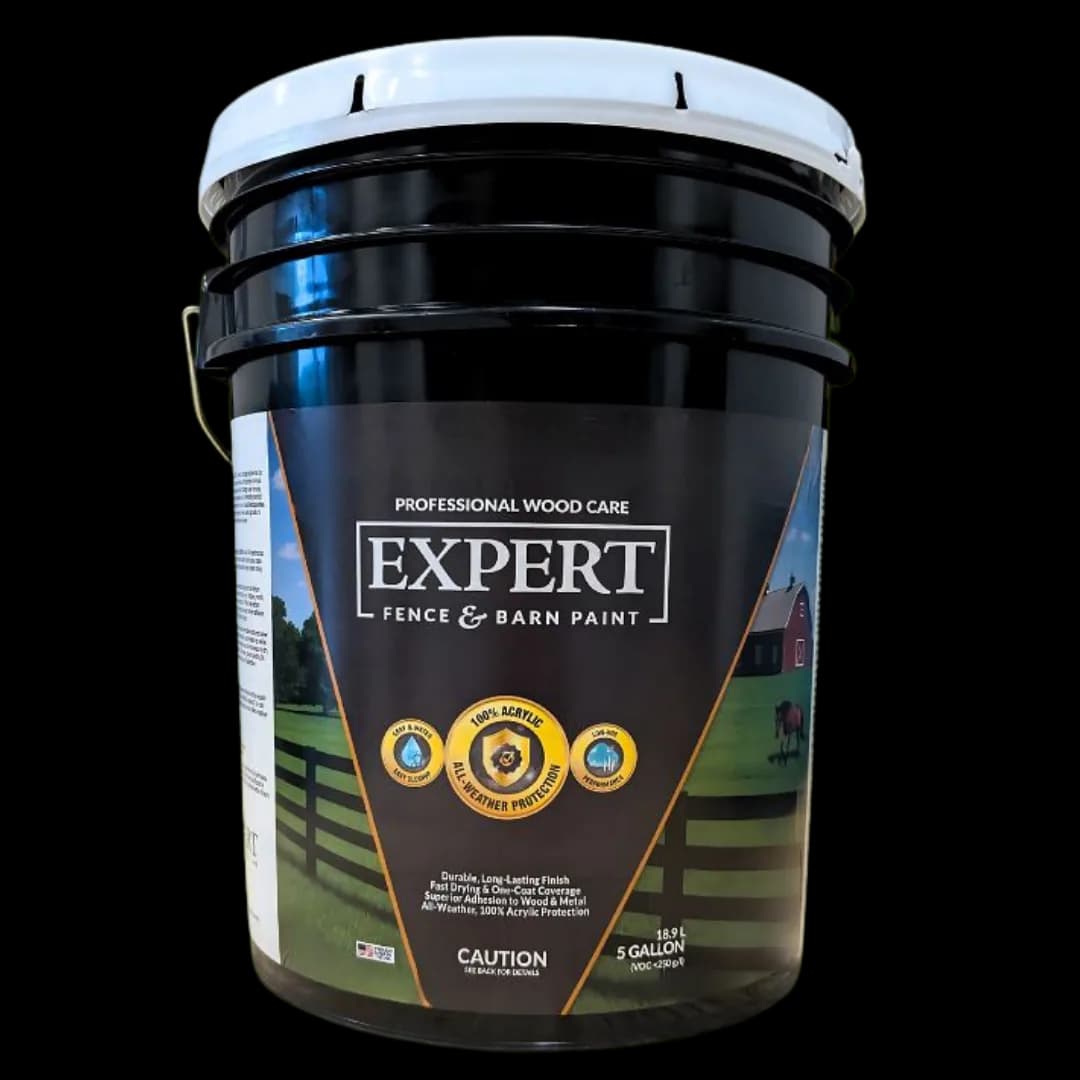 EXPERT Fence & Barn Paint 5 gallon pail in Coal Black