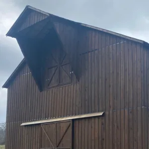 Stained barn