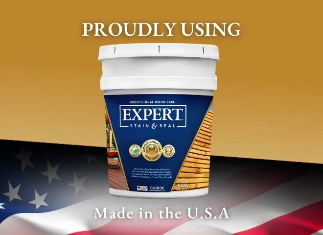 Gopher Wood proudly using Expert Stain and Seal