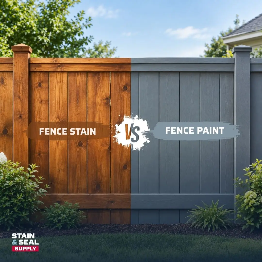 What is the Difference between Fence Stain & Fence Paint?