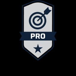 Pro track badge